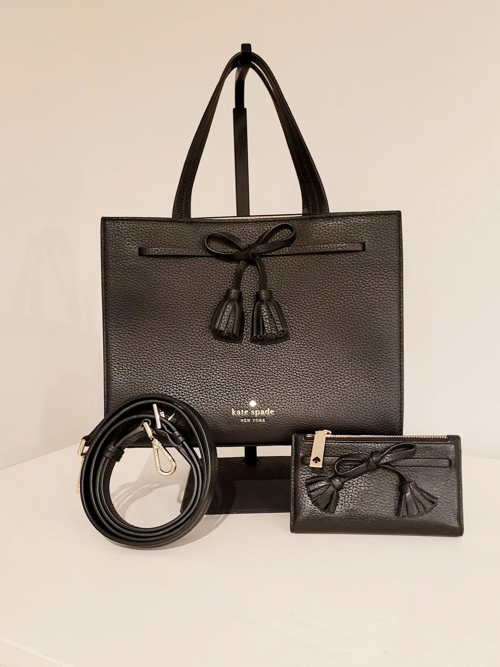 Kate Spade Hayes Street Isobel Pebbled Leather Set $426 Retail